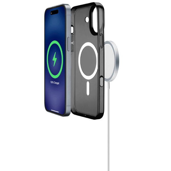 Husă pentru smartphone Apple iPhone 16 (Gloss Mag) White Transparent Cellularline, TPU, MagSafe Back photo 2