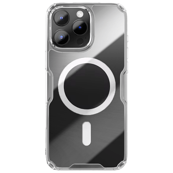 Чехол для смартфона Apple iPhone 16 Pro Max (Nature Pro) White Прозрачный Nillkin, PC, MagSafe Back photo 1