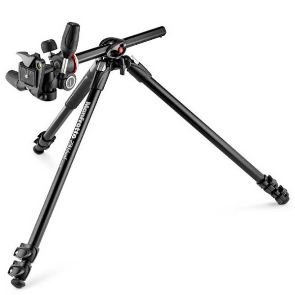 Trepied Manfrotto MK290DUA3-3W Black Pe podea photo 2
