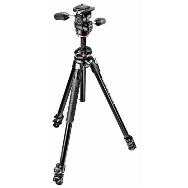 Trepied Manfrotto MK290DUA3-3W Black Pe podea photo 3