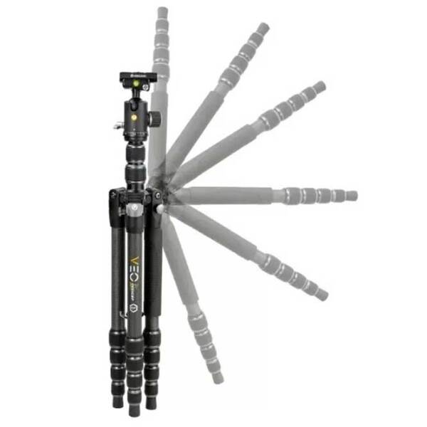 Trepied Vanguard VEO3T 204CBP Black Pe podea photo 3