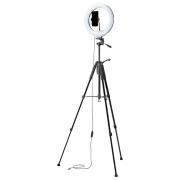 Lampă circulară Cellularline Ring Light Master 330 mm Black 