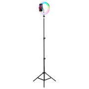 Lampă circulară Cellularline Selfie Ring Pro Multicolor 254 mm Black 