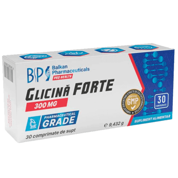 Витамины и минералы Balkan Pharmaceuticals Glicina Forte 4840982006050 30  photo 1