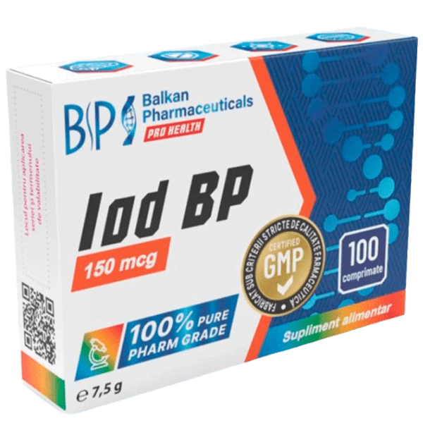 Vitamine și minerale Balkan Pharmaceuticals Iod 4840982011894 100  photo 1