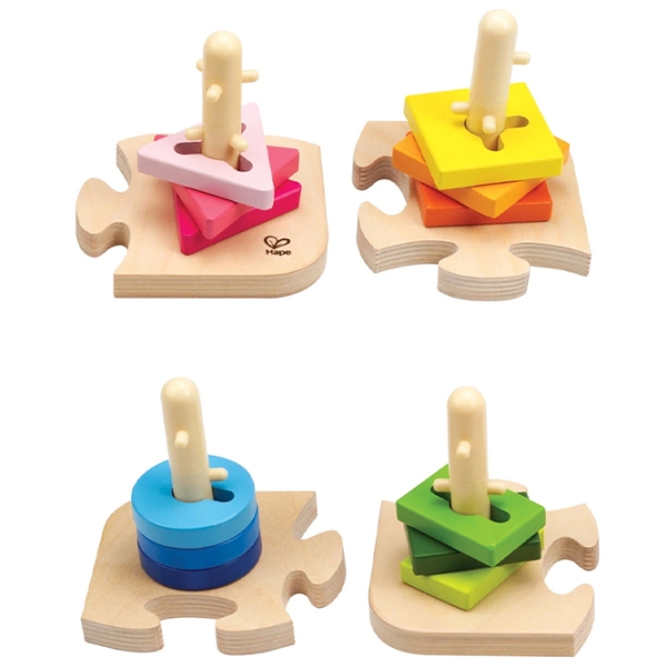 Puzzle Hape Creative (E0411) Количество деталей: 16, Рекомендуемый возраст: 1.5+ photo 2