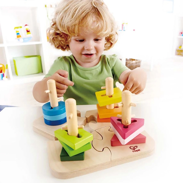 Puzzle Hape Creative (E0411) Количество деталей: 16, Рекомендуемый возраст: 1.5+ photo 3