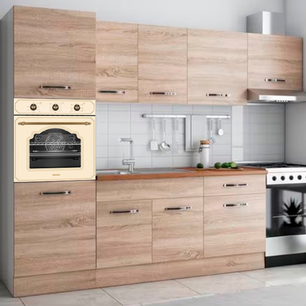 Cuptor încorporabil Wolser WL-F 66 Rustic Ivory , 66 l photo 7
