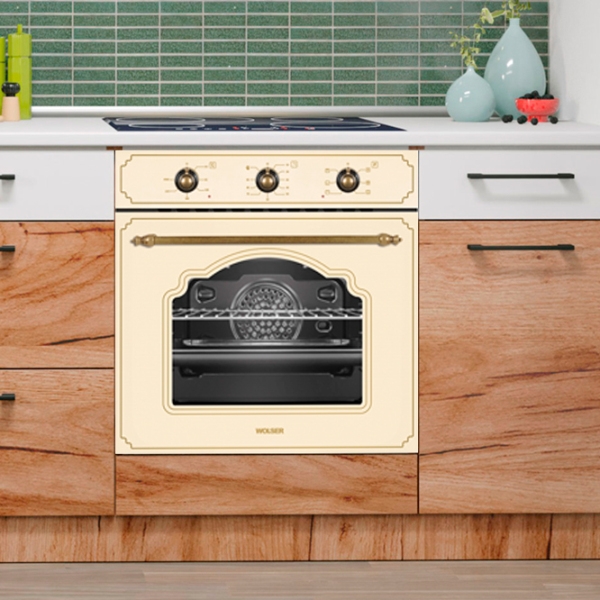 Cuptor încorporabil Wolser WL-F 66 Rustic Ivory , 66 l photo 8