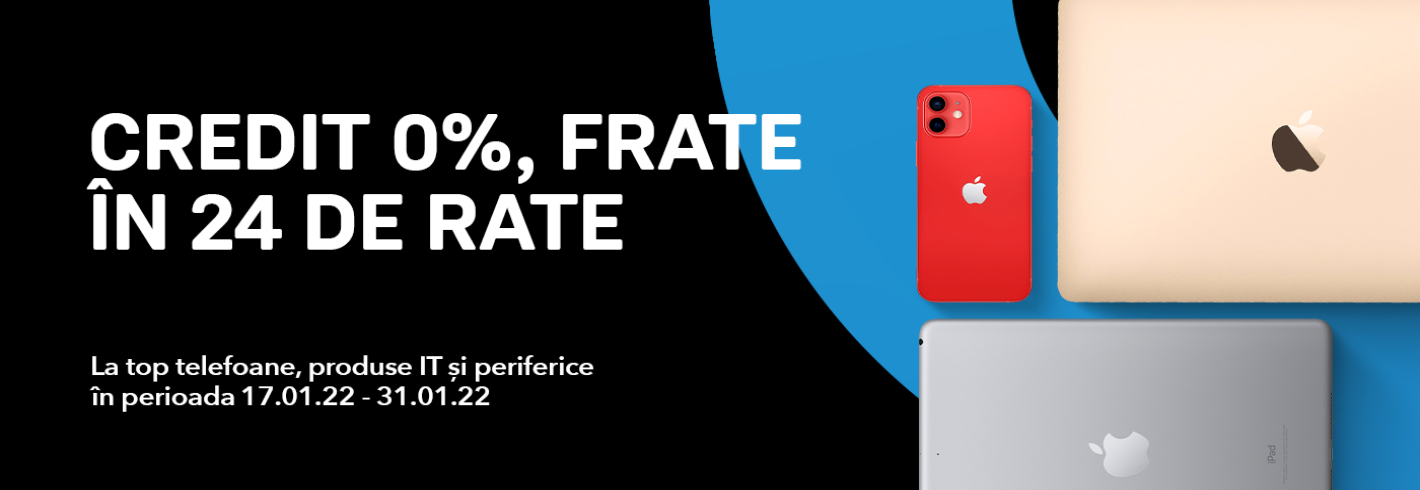 Credit 0% în 24 rate