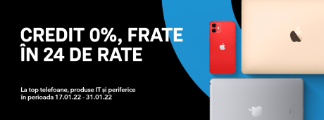 Credit 0% în 24 rate