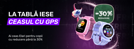 La tablă iese…ceasul cu GPS și reducerea până la 30%!