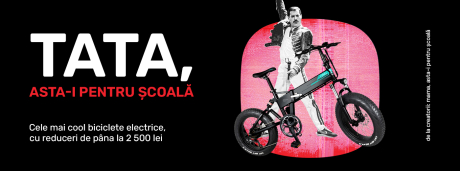 Cumpără biciclete electrice cu reducere cu până la 2500 lei