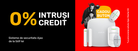 Bucură-te de credit 0% la Starter Kit Ajax -- senzor de mișcare