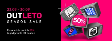 OUTLETO - reduceri până la -50% la gadgeturi off-season