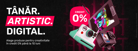 Tânăr. Artistic. Digital – cu produse pentru creativitate și super ofertă!