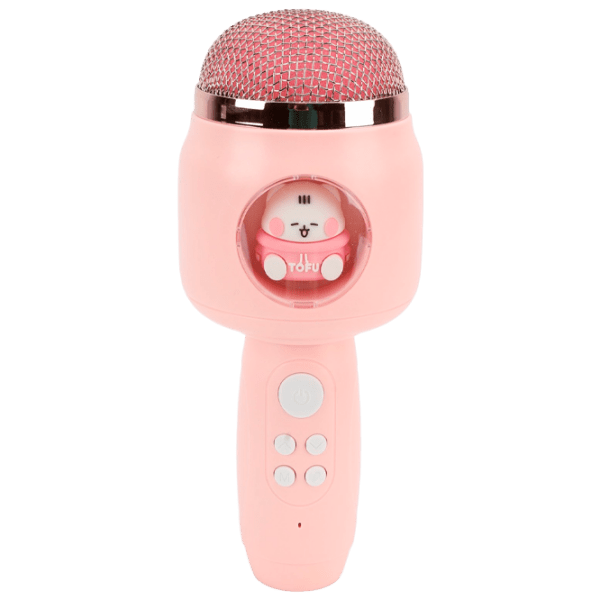 Microfon Helmet Cute Pet F812 Tofu Pink  photo 1