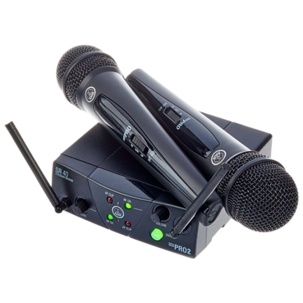 Microfon AKG WMS40 Mini Dual Vocal Set Black  photo 2
