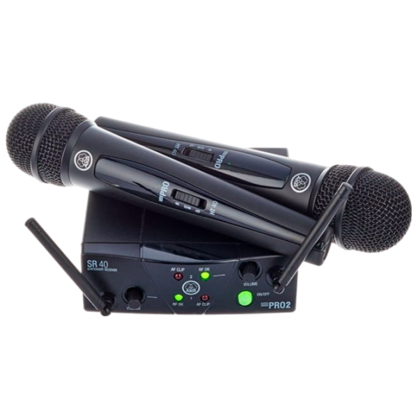 Microfon AKG WMS40 Mini Dual Vocal Set Black  photo 3