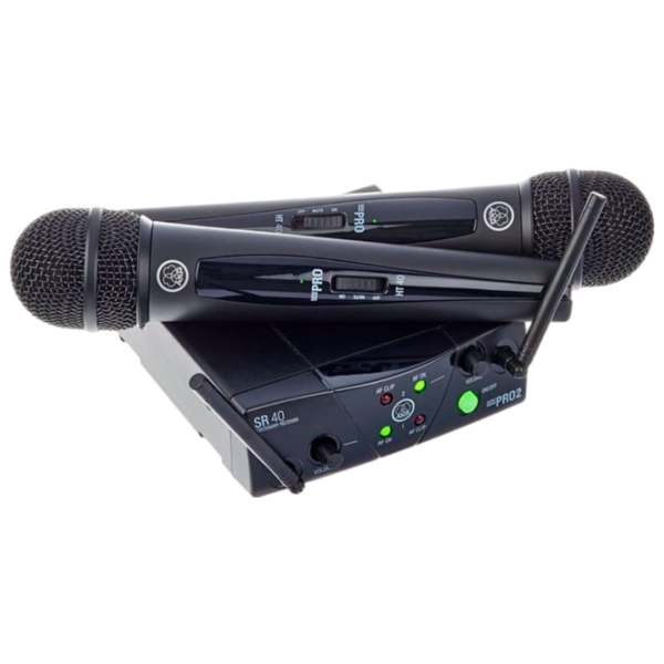 Microfon AKG WMS40 Mini Dual Vocal Set Black  photo 4