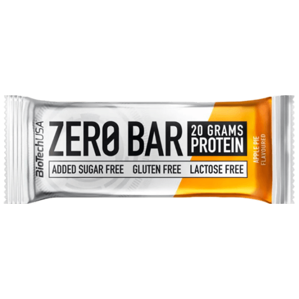 Batoane proteice BioTechUSA Zero Bar Plăcintă cu mere (5999076217625) 50 g photo 1