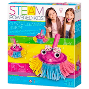 Set de creație 4M Steam Powered Kids Clever cleaning robot 00-04908 Multicolor Pentru fetițe, 3+