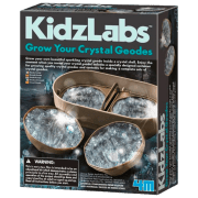 Set de creație 4M KidzLabs Grow Your Crystal Geodes 00-03919 Gray Pentru copii, 10+