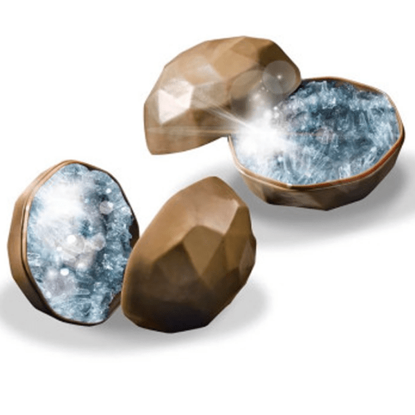 Set de creație 4M KidzLabs Grow Your Crystal Geodes 00-03919 Gray Pentru copii, 10+ photo 4