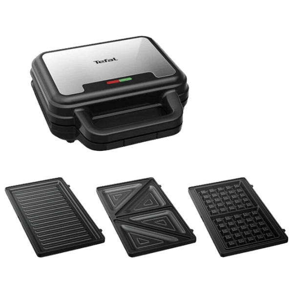 Вафельница Tefal SW383D10 Черный 700 Вт, Количество сэндвичей:  photo 2