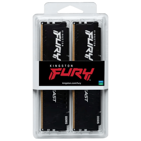 Оперативная память 16 ГБ Kingston FURY Beast KF556C36BBEK2-16 DIMM, DDR5, 5600 МГц photo 2