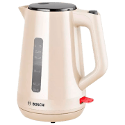 Ceainic electric Bosch TWK1M127 Beige 2400 W, 1.7l, Material interior: Plastic