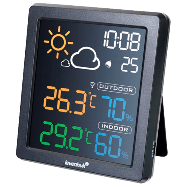Termometru Levenhuk Wezzer BASE L80 Black  photo 1