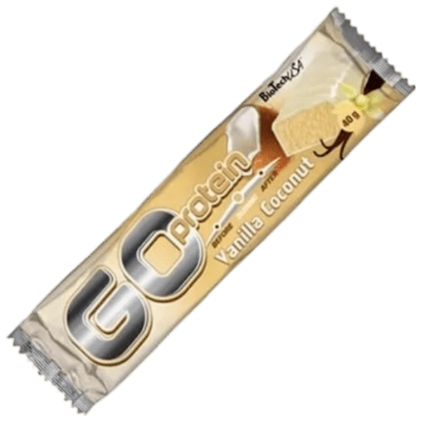 Batoane proteice BioTechUSA Go Protein Nucă de cocos, vanilie (5999076205417) 40 g photo 1