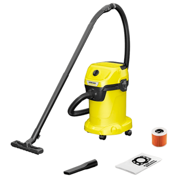 Aspirator cu spălare KARCHER WD3 V-19/6/20 1.628-123.0 Yellow 1000 W, Uscată, umedă, Container/19 l photo 1