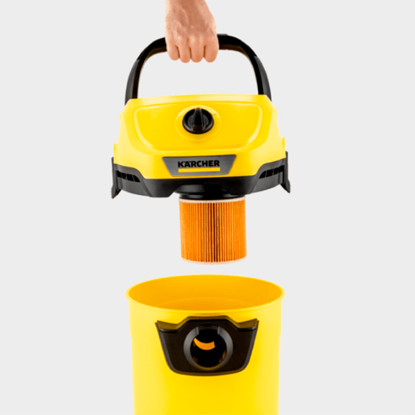 Aspirator cu spălare KARCHER WD3 V-19/6/20 1.628-123.0 Yellow 1000 W, Uscată, umedă, Container/19 l photo 6