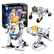 Конструктор с радиоуправлением KeeYee Astronaut Robot Белый Количество деталей 563, 12+