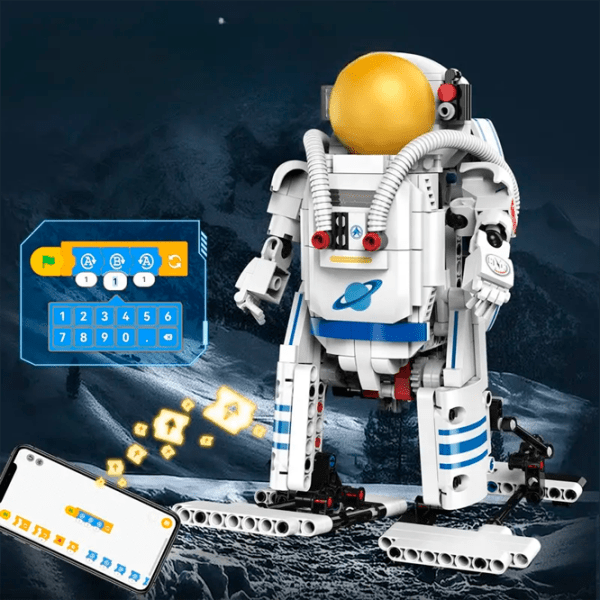 Конструктор с радиоуправлением KeeYee Astronaut Robot Белый Количество деталей 563, 12+ photo 5