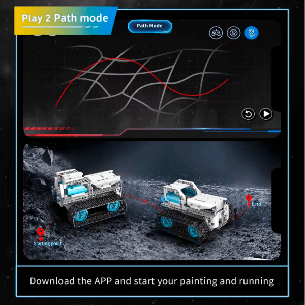 Конструктор с радиоуправлением KeeYee Robot Truck Белый Количество деталей 469, 12+ photo 7