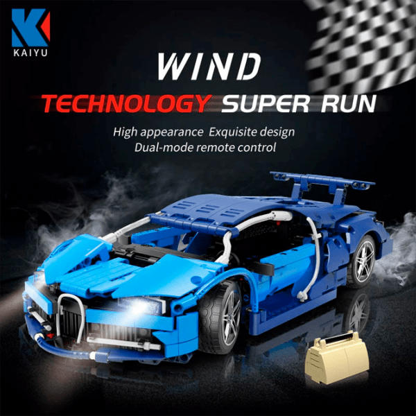 Конструктор с радиоуправлением KeeYee Wind Синий Количество деталей 715, 12+ photo 4
