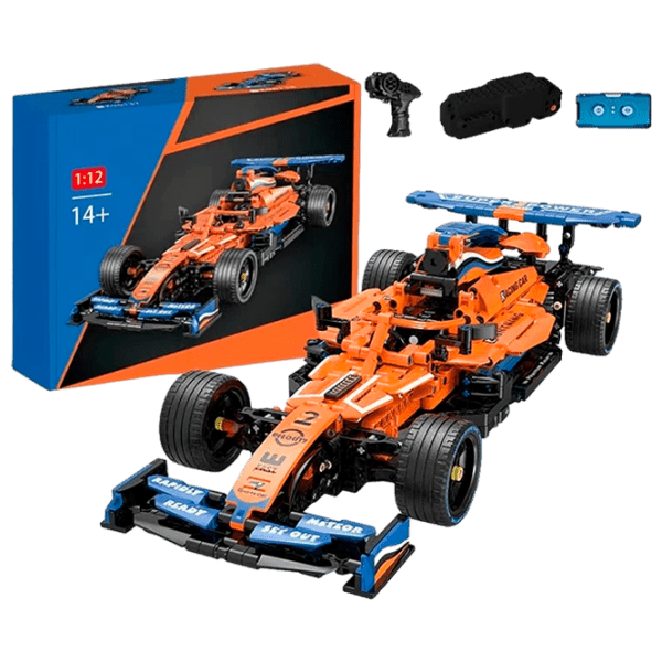 Конструктор с радиоуправлением KeeYee Formula 1 Оранжевый Количество деталей 1016, 14+ photo 1