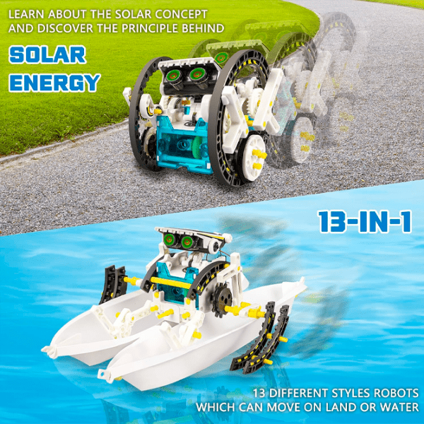 Конструктор Stem Solar Robot Белый Количество деталей , 8+ photo 4