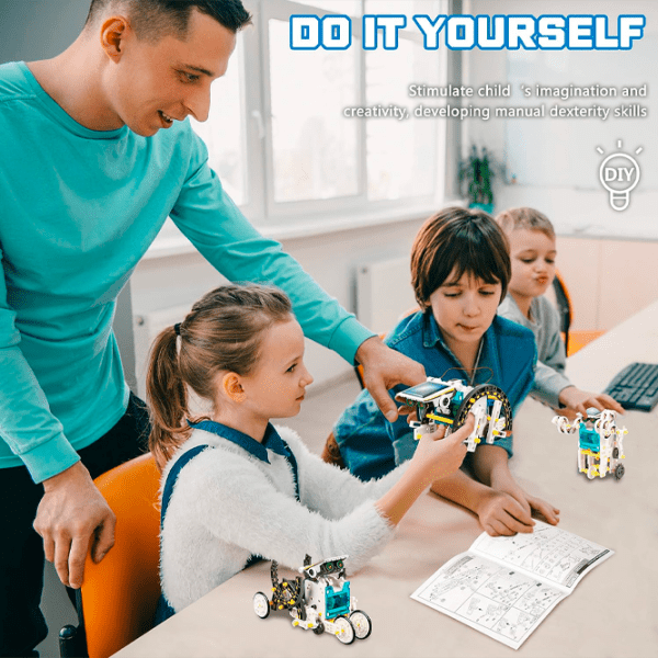 Конструктор Stem Solar Robot Белый Количество деталей , 8+ photo 6