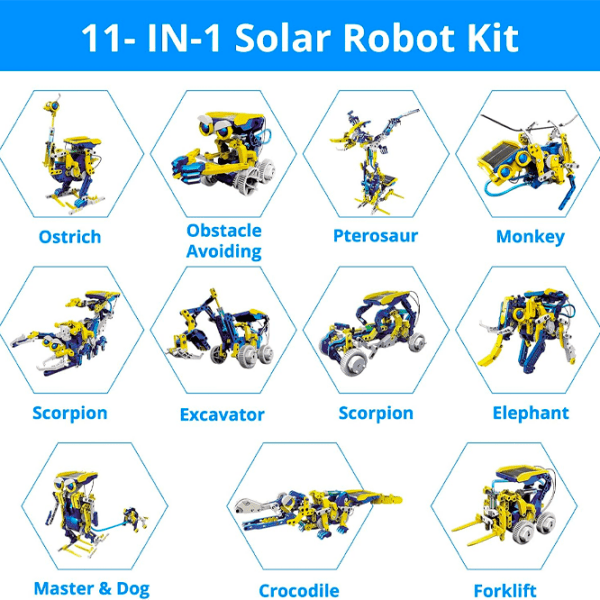 Конструктор Stem Solar Robot Желтый Количество деталей , 8+ photo 2