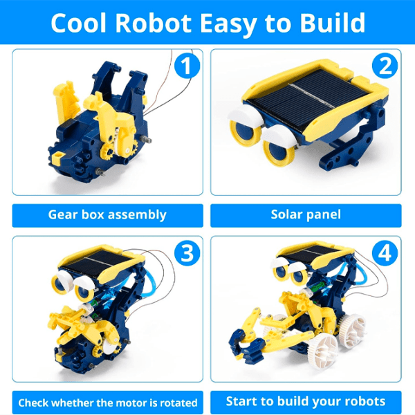 Конструктор Stem Solar Robot Желтый Количество деталей , 8+ photo 3