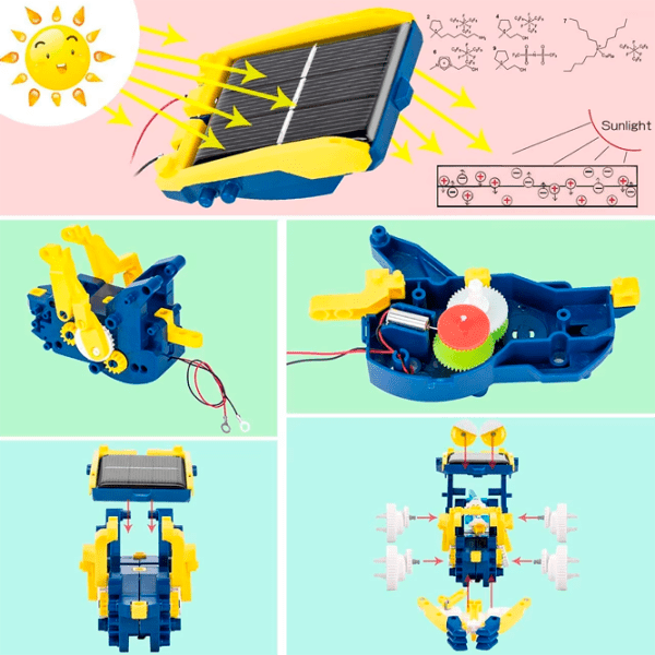 Конструктор Stem Solar Robot Желтый Количество деталей , 8+ photo 5
