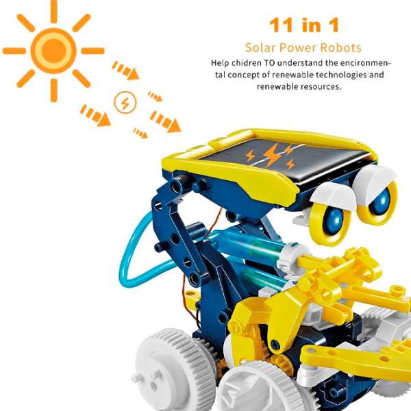 Конструктор Stem Solar Robot Желтый Количество деталей , 8+ photo 6