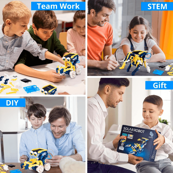 Конструктор Stem Solar Robot Желтый Количество деталей , 8+ photo 8