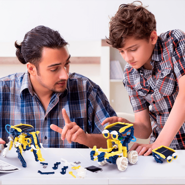 Конструктор Stem Solar Robot Желтый Количество деталей , 8+ photo 9