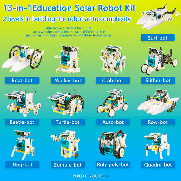 Конструктор Stem Solar Robot Белый Количество деталей , 8+ photo 11