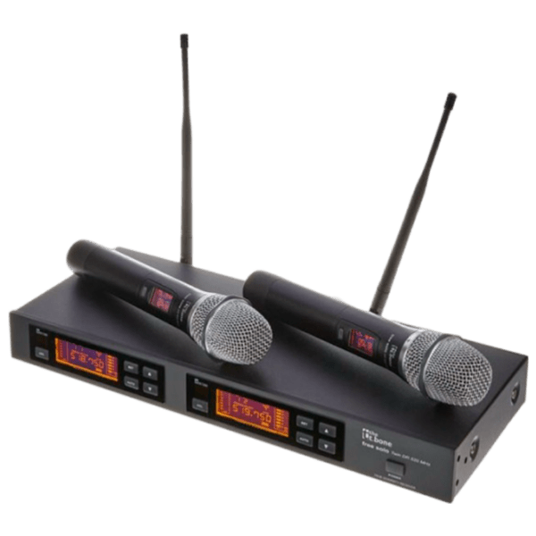 Microfon Professional t.bone Free Solo Twin HT 590 MHz Black  photo 1